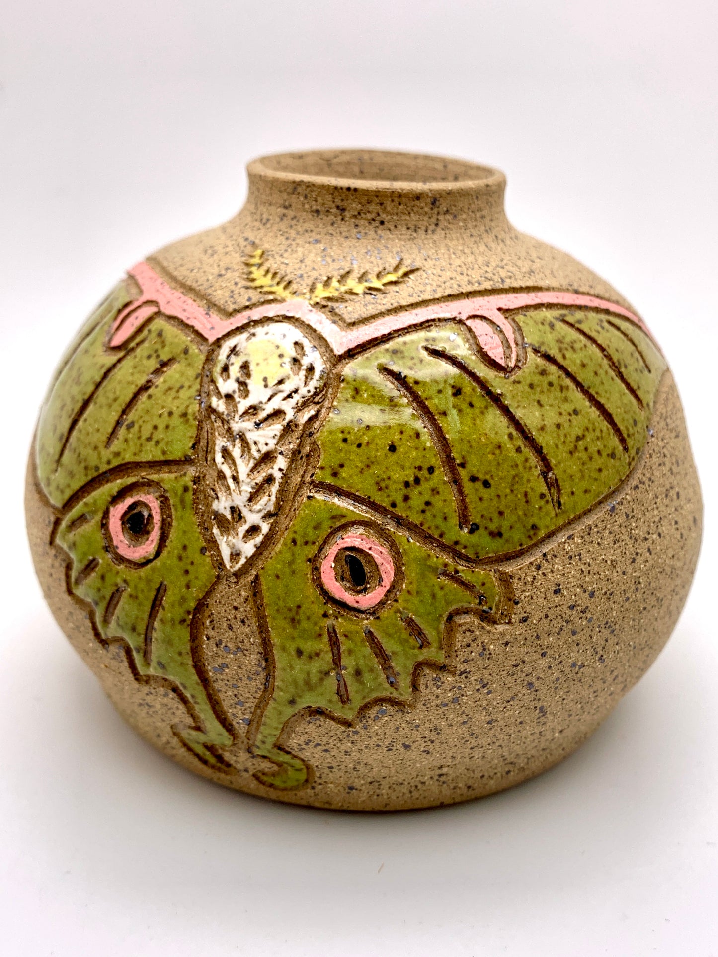 Luna Moth Bud Vase