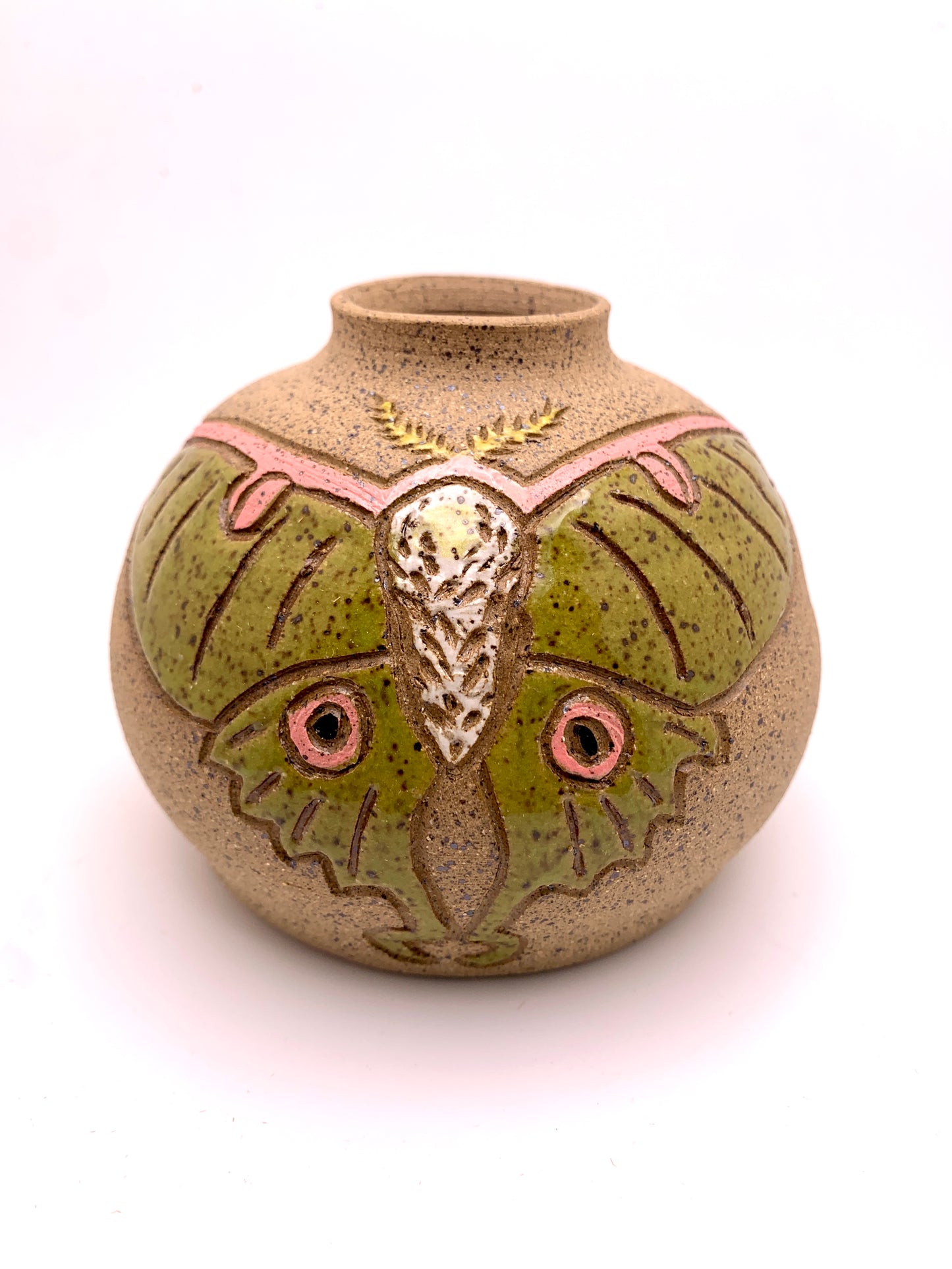 Luna Moth Bud Vase